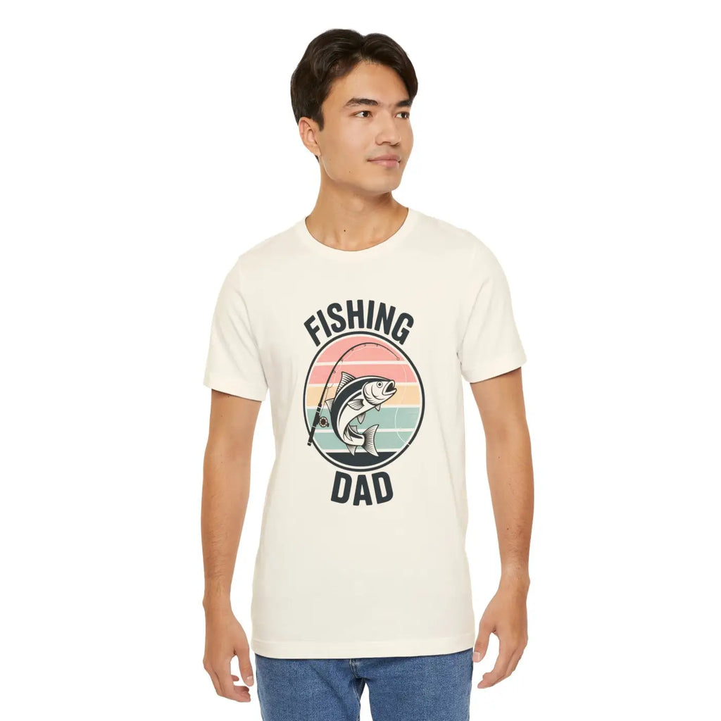 Fishing Dad Short Sleeve Tee - Cotton Outdoor Gear - DipaliZ