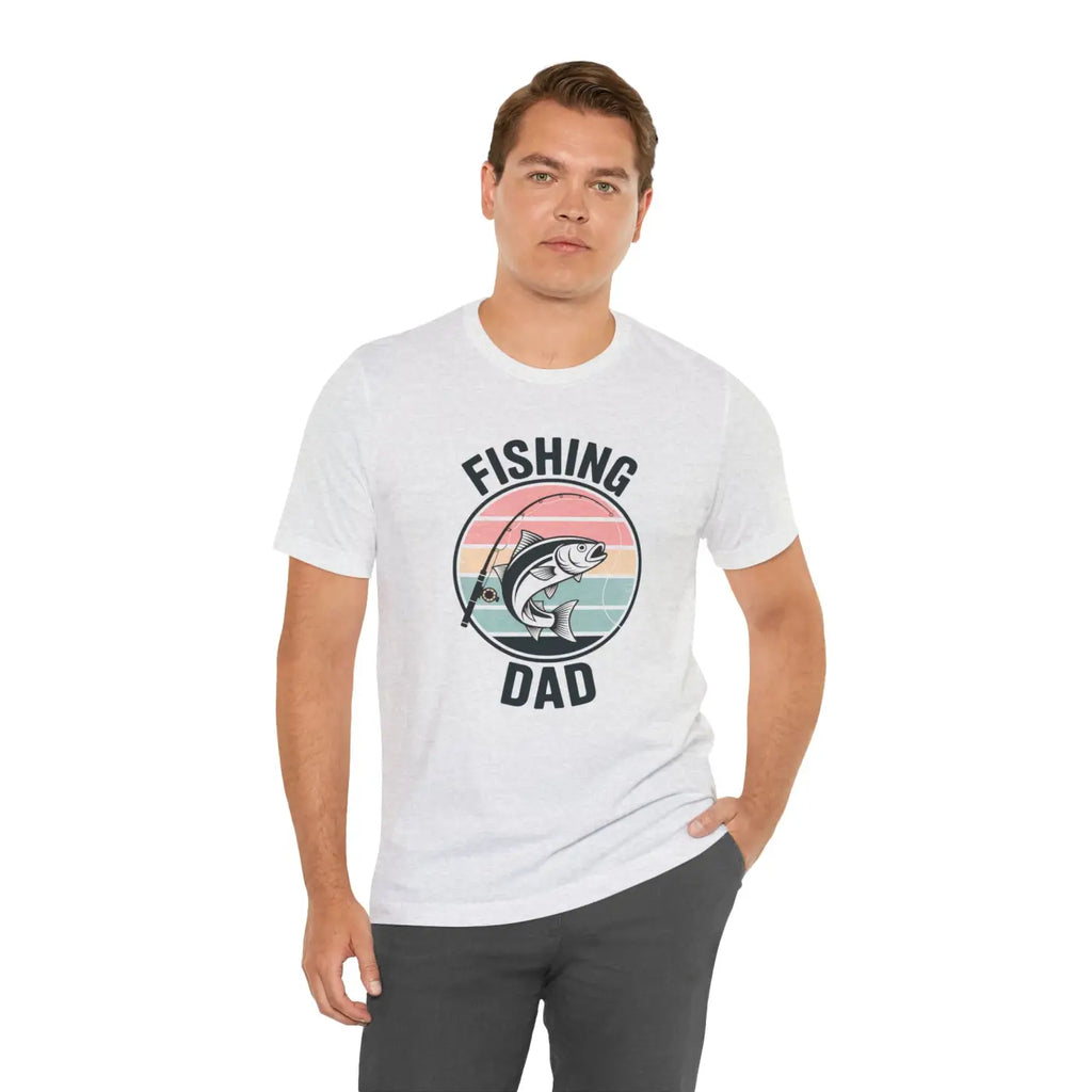 Fishing Dad Short Sleeve Tee - Cotton Outdoor Gear - DipaliZ